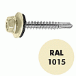 Саморез кровельный  RAL-1015  5,5х19 (250шт)