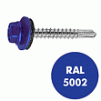 Саморез кровельный RAL-5002  5,5x19 (250шт)